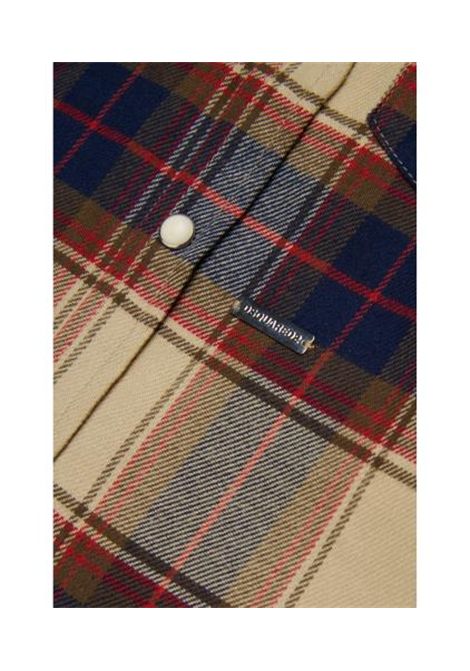 Camicia a quadri DSQUARED2 JUNIOR | DQ3491 D0AIADQ717
